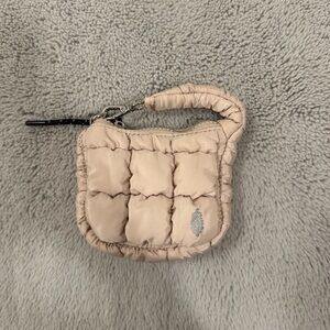 Free People mini puffer purse